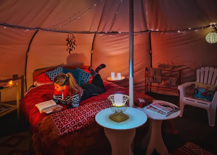 Luxury tent Mt Gold Glamping Wanaka