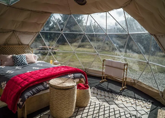 Luxury tent Mt Gold Glamping Wanaka